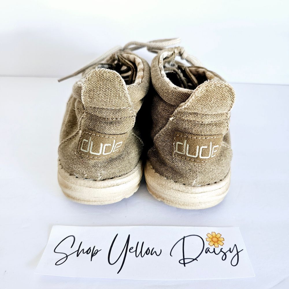 Mens Hey Dude Wally B Stretch Beige Canvas Loafers Shoes 8‎ Gorpcore Minimalist - Picture 4 of 8